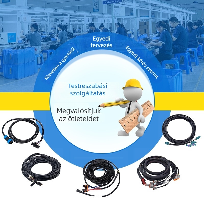 Napeleos energiatároló kábel – szilikon burkolat, nagyfeszültségű terminálvonal, napelemes modulokhoz, energiatároló akkumulátorokhoz és inverterekhez