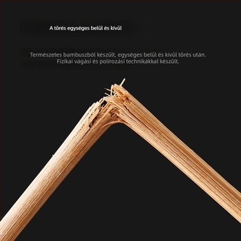 Egyszer használatos bambuszból készült evőpálcikák | anyag: bambusz; stílus: modern minimalista; dizájn: egyszerű; mennyiség: 50 pár