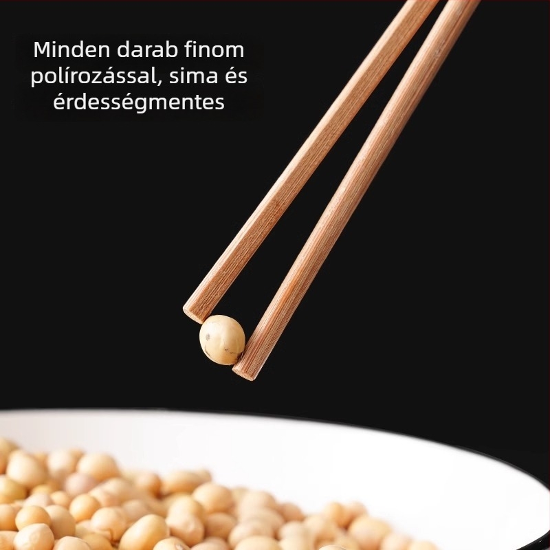Egyszer használatos bambuszból készült evőpálcikák | anyag: bambusz; stílus: modern minimalista; dizájn: egyszerű; mennyiség: 50 pár