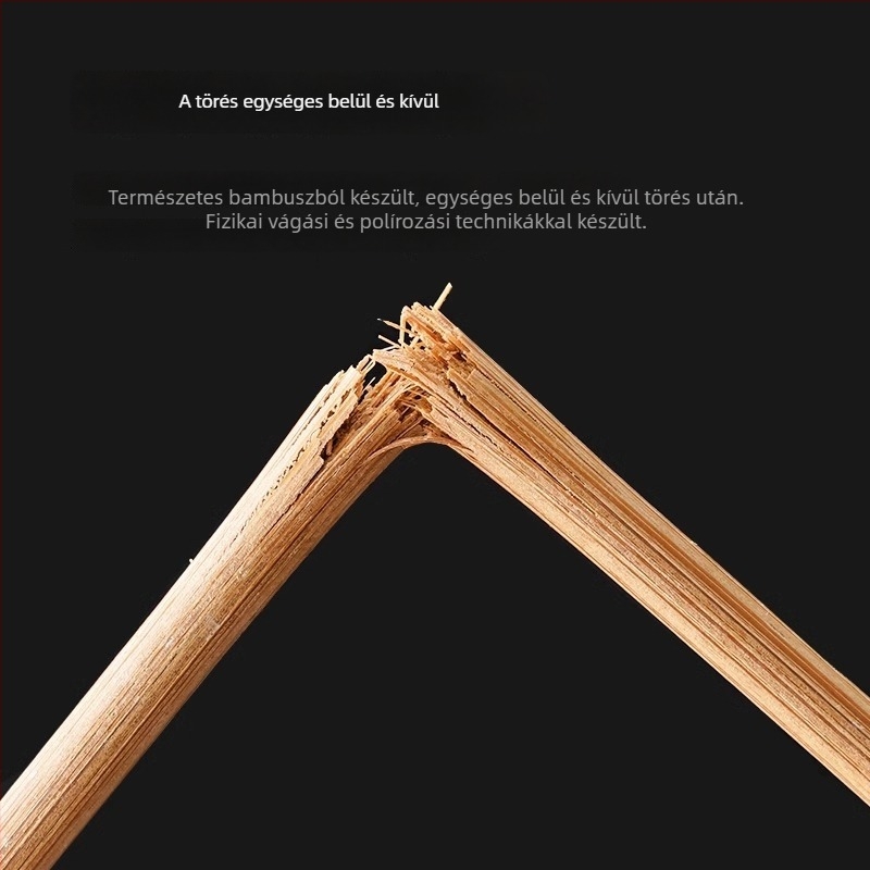 Egyszer használatos bambuszból készült evőpálcikák | anyag: bambusz; stílus: modern minimalista; dizájn: egyszerű; mennyiség: 50 pár