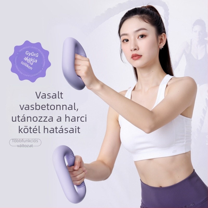 Otthoni használatra készült körgyűrűs súlyzó – PVC + vas töltettel, 1/1,5/2/2,5 kg, edzésre és testformálásra