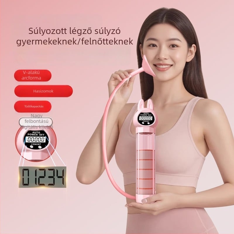 Szabadon hordozható hasi edzőeszköz légző derékövvel – Normál / Nyúl modell, Anyag: Mouth-blown PP + Silicone Straw + Main Body AS, Termékkód: 20250805