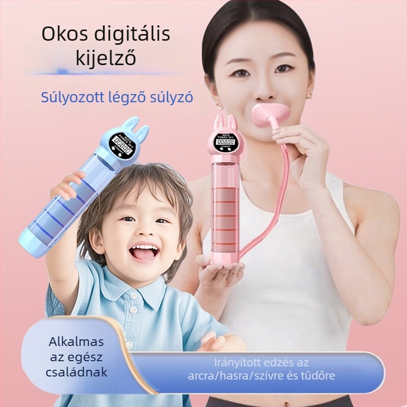 Szabadon hordozható hasi edzőeszköz légző derékövvel – Normál / Nyúl modell, Anyag: Mouth-blown PP + Silicone Straw + Main Body AS, Termékkód: 20250805