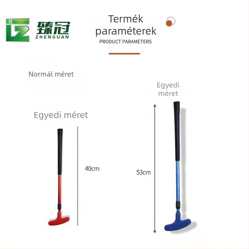 Gyerekeknek szóló teleszkópos golf gyakorló klub – alumínium nyelet, 93 cm hosszú, Regular flex, fém fej, logó testreszabás