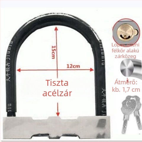 Guan ling autózár, rozsdamentes acél, modern egyszerű stílus, általános felhasználás.