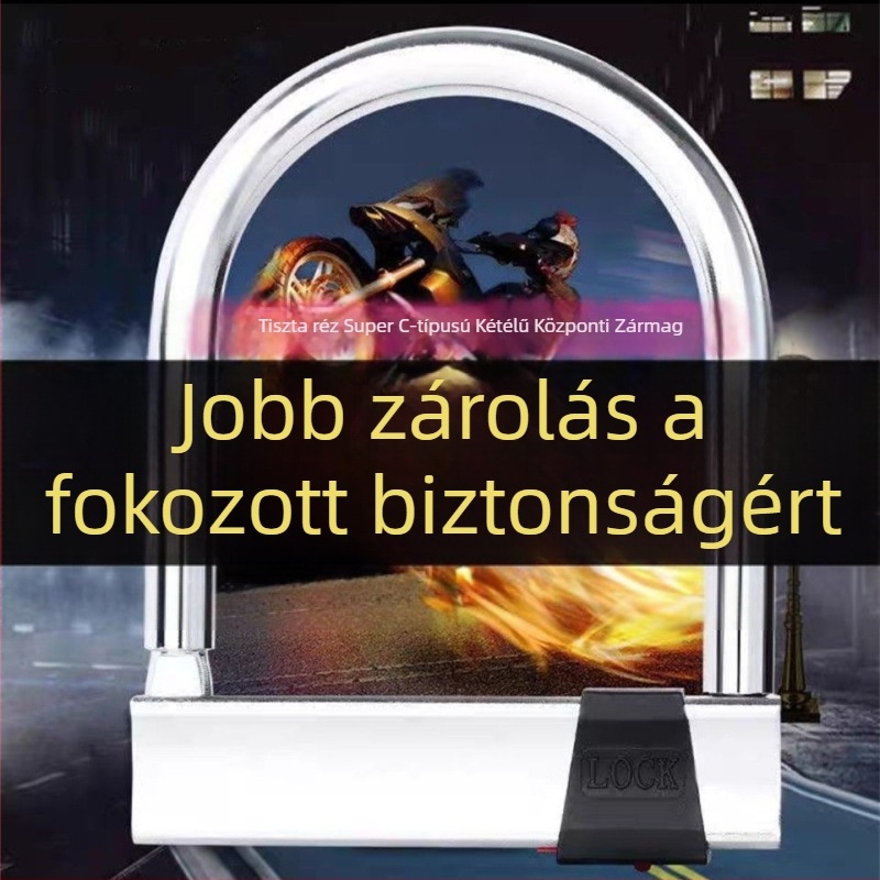 Guan ling autózár, rozsdamentes acél, modern egyszerű stílus, általános felhasználás.