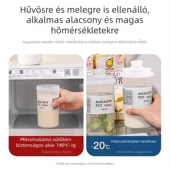 Qiwang univerzális hordozható szójatej pohár kávéhoz, zárt élelmiszer-minőségű műanyag