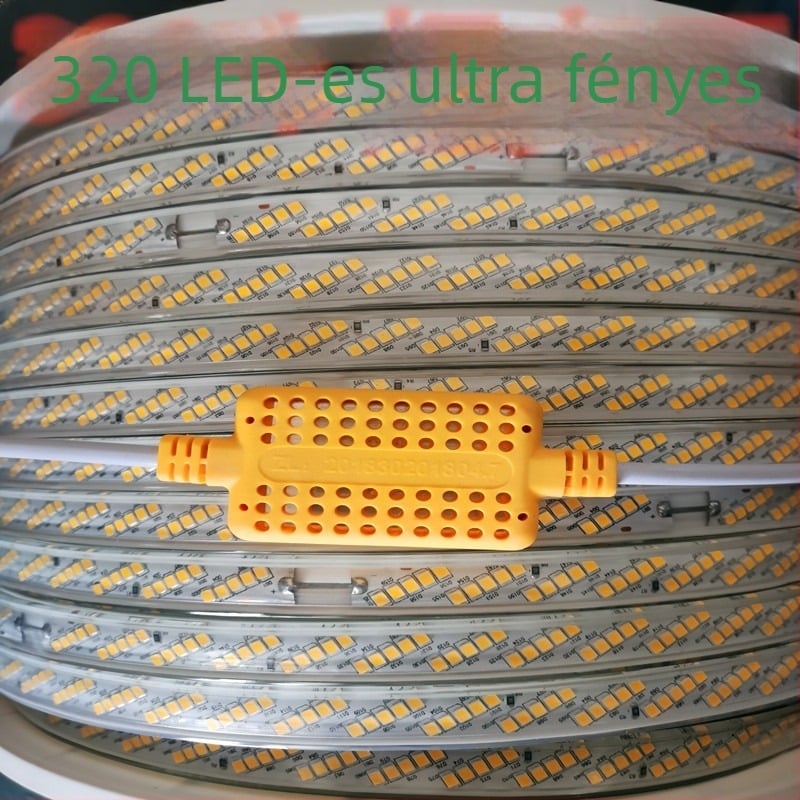 Kültéri LED-szalag 5050 LED-del és CR chip-pel, 11.52W/m, 220V, kültéri reklámhoz
