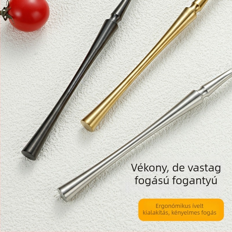 Háromszög tortás spatula, 304 rozsdamentes acél, Hemp Wheel polírozás, modern minimalista stílus, egyszínű kialakítás