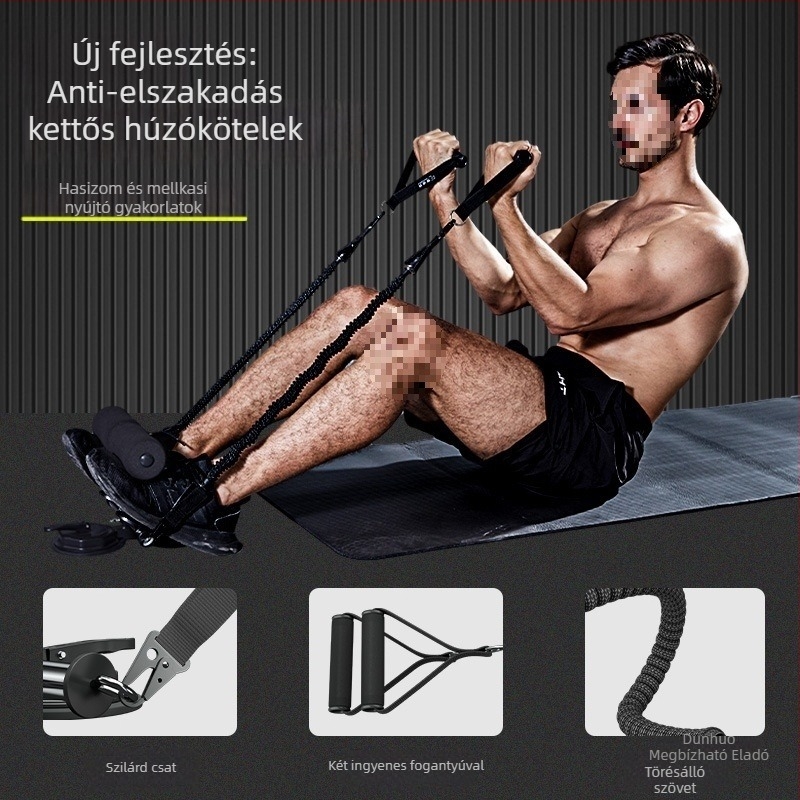 Sit-up segítő készülék - összecsukható, 1,13 kg, otthoni használatra, iroda és kültérre