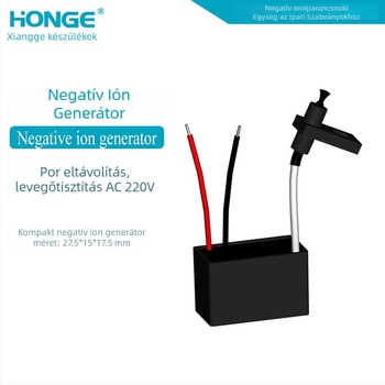 Negatív iongenerátor — levegőtisztítás és porleválasztás — DC 24V