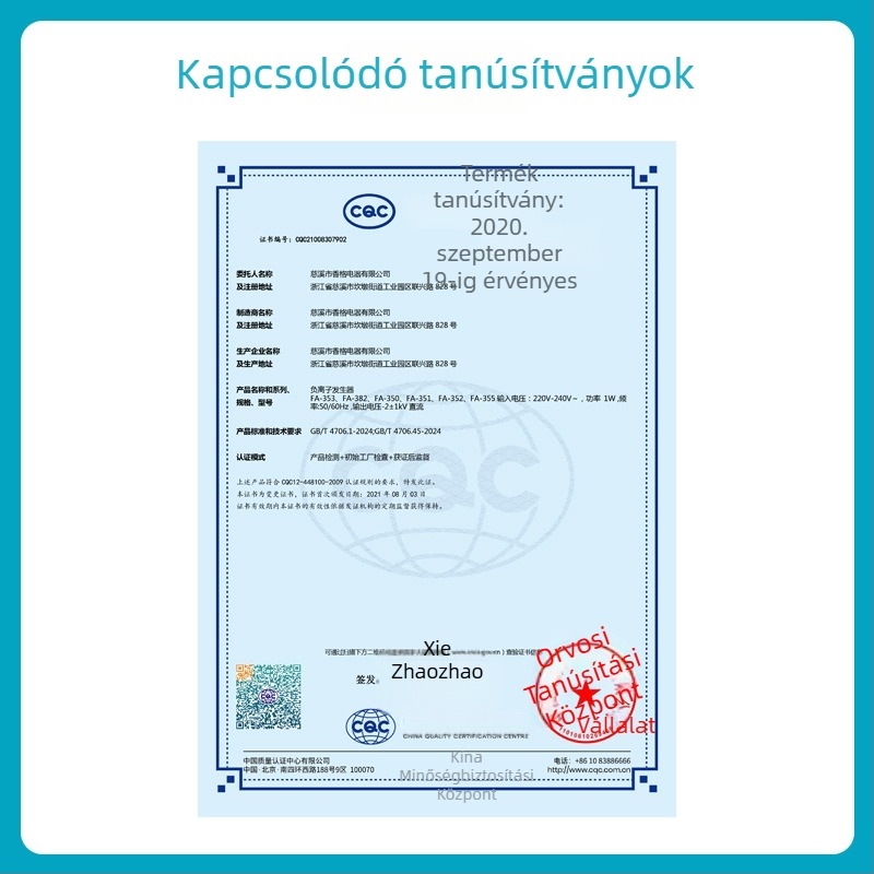 Negatív iongenerátor — levegőtisztítás és porleválasztás — DC 24V