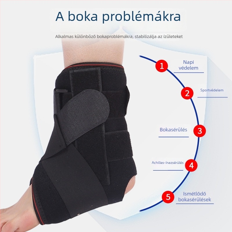 Bokaarortézis kompozit anyagból, I. osztályú orvosi eszköz, lábra, egészségügyi masszázs, 7 napos garancia