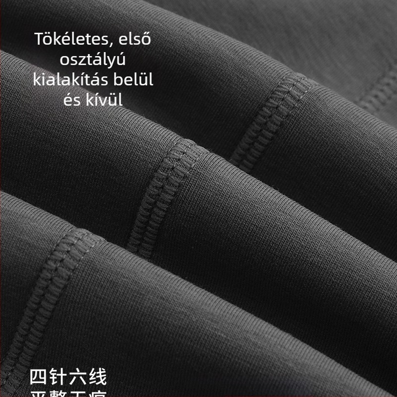 Férfi fél-zip állógalléros pulóver – Lyocell 28,6% keverék, karcsú szabás, oldalsó zsebek