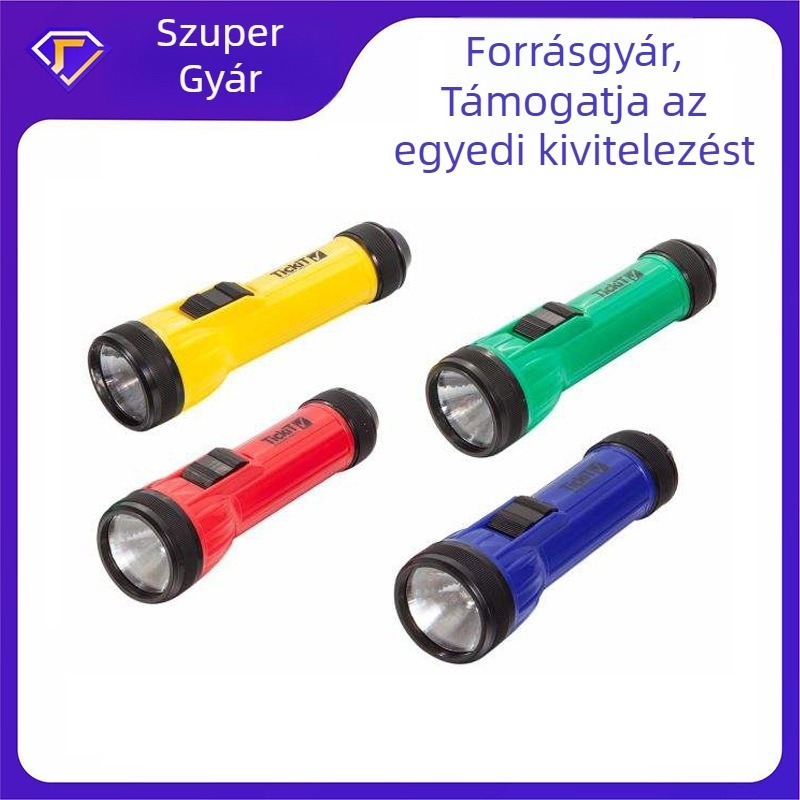 Jiadi ABS LED elemlámpa - 3,7V akkumulátor, ultra vékony és könnyű, mindennapi hordozásra