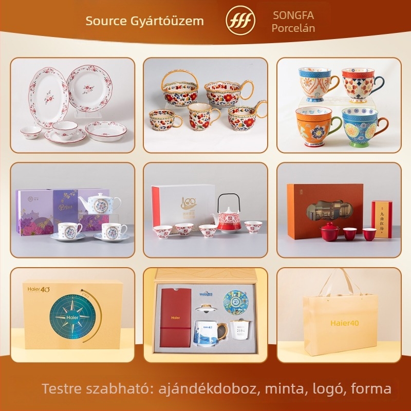 Porcelánbögre virágos mintával, vidéki stílusú, mikrohullámú sütőben használható, hőálló.