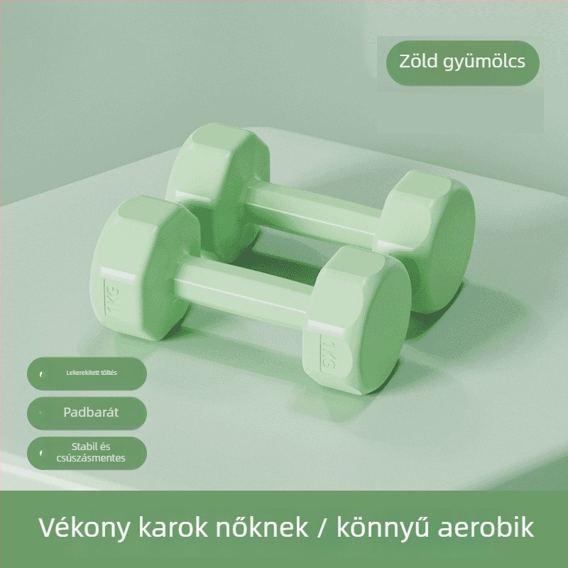 PVC súlyzó otthoni edzéshez – karok tonizálására, 1 db, Termékkód 062