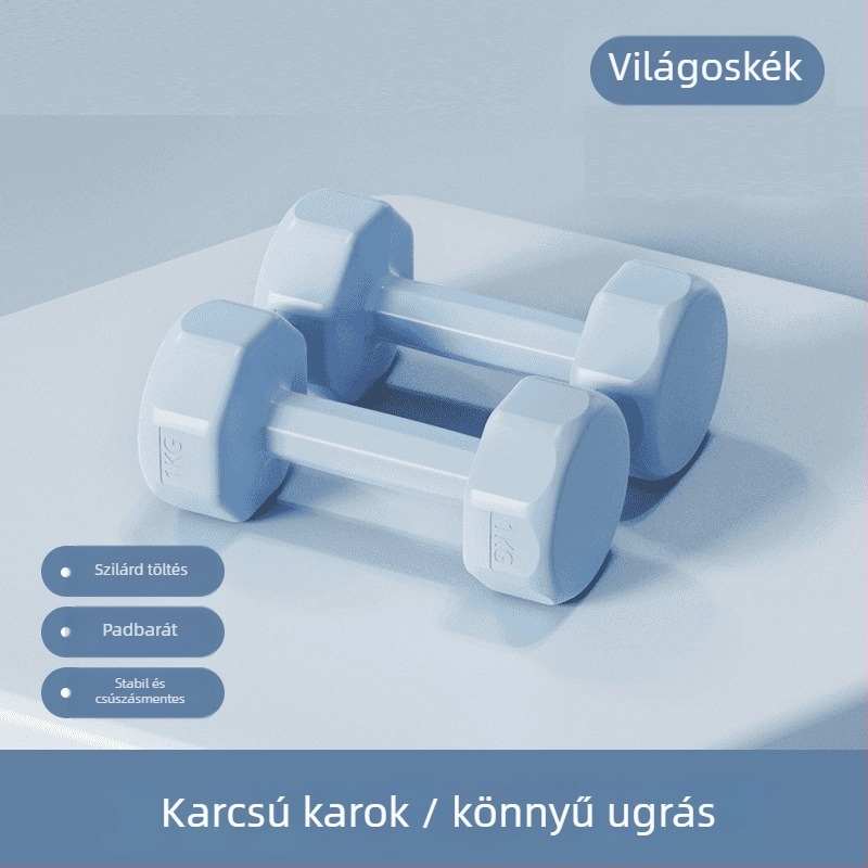 PVC súlyzó otthoni edzéshez – karok tonizálására, 1 db, Termékkód 062