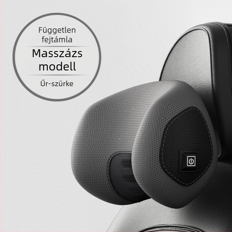 Autóba illeszkedő ágyéktámasz párna fejtámlával, memóriahab, Nordic stílus, egész éves használatra, univerzális autó kompatibilitás