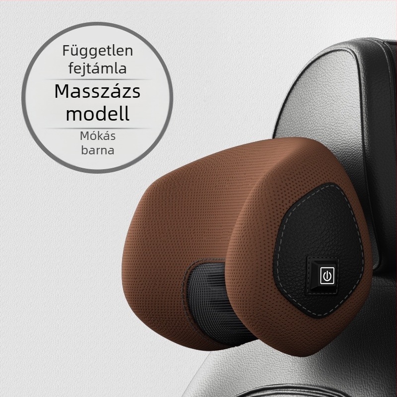 Autóba illeszkedő ágyéktámasz párna fejtámlával, memóriahab, Nordic stílus, egész éves használatra, univerzális autó kompatibilitás