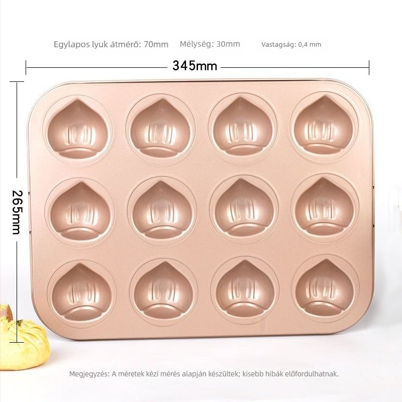 Hongping Madeleine forma, 12 rekesz, egyszerű stílus