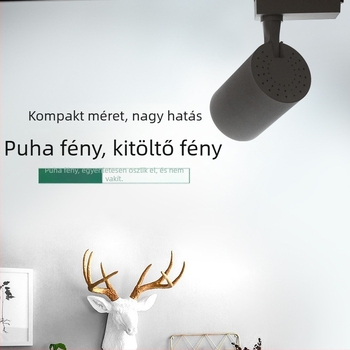 Állítható szögű LED sínvilágító lámpa, COB fényforrás, 220V, alumínium ház, CRI 80–89