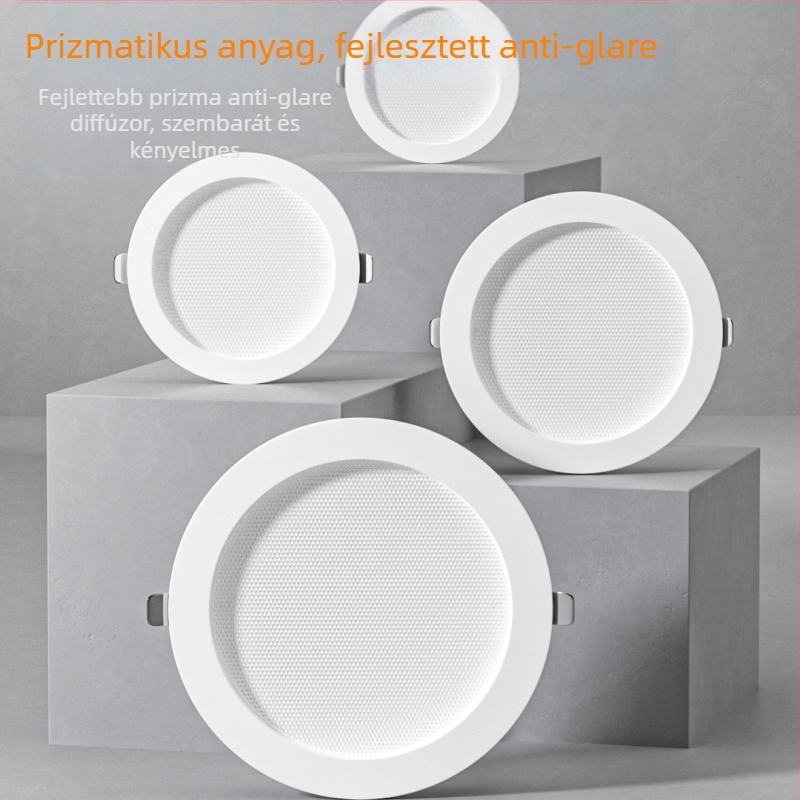 LED mennyezeti downlight rejtett szereléssel, 220V, 6500K, CRI 80–89, élettartam 20 000 óra