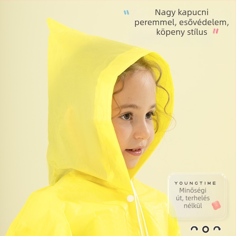 Gyerekeknek EVA poncsó, megvastagított anyag, egy személyre