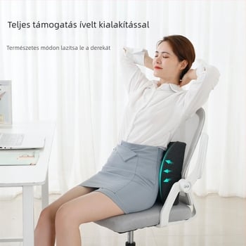 Xipinjia memóriahabos deréktámasz irodai székhez és autóhoz — lassú visszanyerésű huzat pulóver anyagból