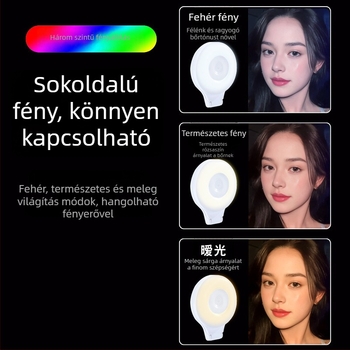 AZX-011 állványos töltőfény élő közvetítéshez – kevesebb mint 10W, 3,7V, háromszín hőmérséklet