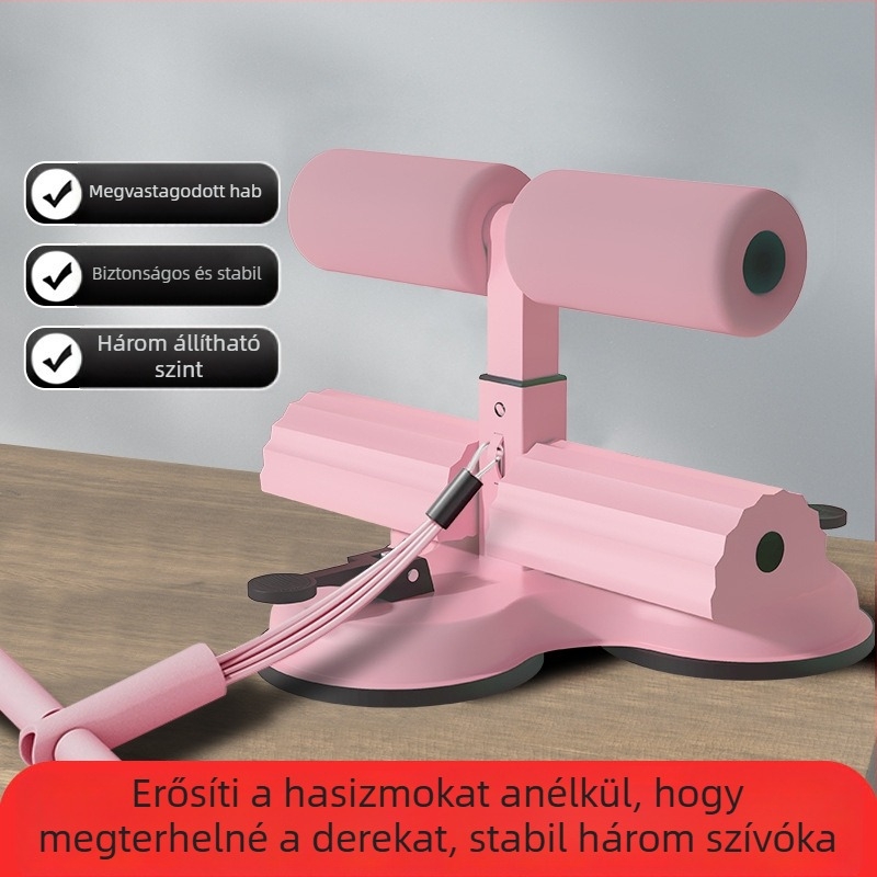 Hasizom edző segédeszköz három szívócsészével, merev kialakítás, 1,5 kg, modell 20241229