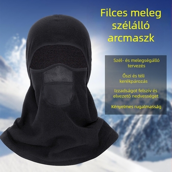 Téli motoros arcmaszk, Spandex/Lycra anyag, uniszex, testreszabható feldolgozás