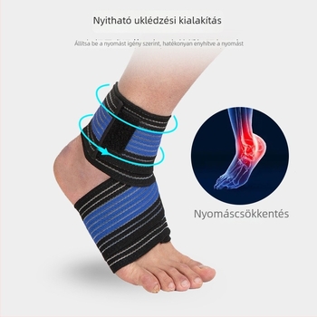 Bokavédő – Strong; anyaga: nylon, gumi és poliészter; minden sporthoz alkalmas; védi a bokát
