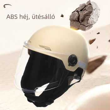 Elektromos járművekhez sisak – ABS, fél sisak, téli használat, uniszex, felnőtt