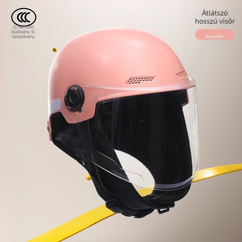 Elektromos járművekhez sisak – ABS, fél sisak, téli használat, uniszex, felnőtt