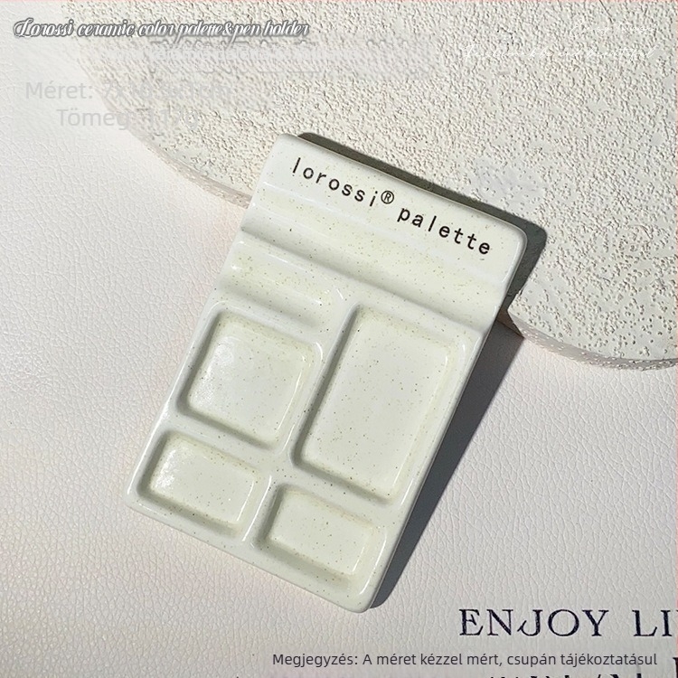 Köröm paletta tolltartóval, kerámia alap — Márka: Chaoji, Modell: zqgj0417-01, Kategória: Köröm tartó, Anyag: Egyéb