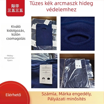 Kerékpáros arcmaszk poliészter anyagból, uniszex, őszi- és téli szabadtéri sportokra, síelésre és kerékpározásra, Ji Hua 3535 márka