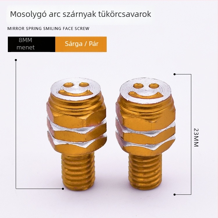 Mojiosaurus Mozgófejű csavar univerzális visszapillantó tükör lyuk dugóhoz