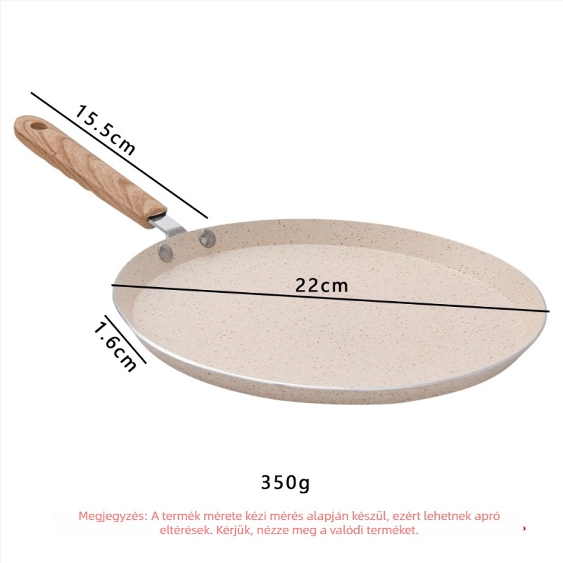 Nem tapadós serpenyő alumínium ötvözetből, Maifan kő bevonattal, egyrétegű aljzattal, általános tűzhelyekhez