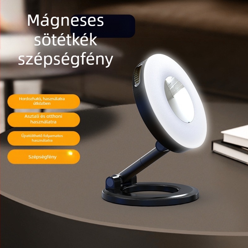 Összecsukható töltőfény, K3 modell, három színhőmérséklet, 10W alatt, 5V/1A