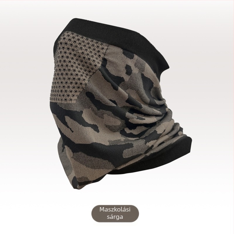 Kerékpáros arcmaszk nyakmelegítővel, uniszex, nylon/poliamid