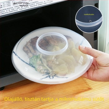 First Benefit műanyag ételminőségű fedél tálhoz — szigetelt, mikrosütőben használható, magas hőállóságú