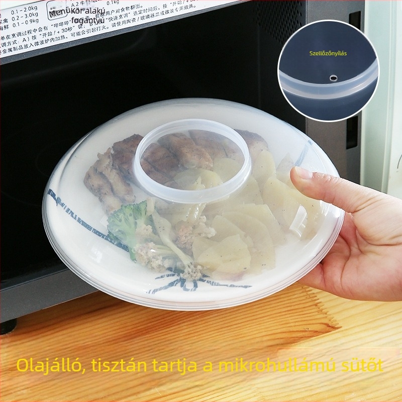 First Benefit műanyag ételminőségű fedél tálhoz — szigetelt, mikrosütőben használható, magas hőállóságú