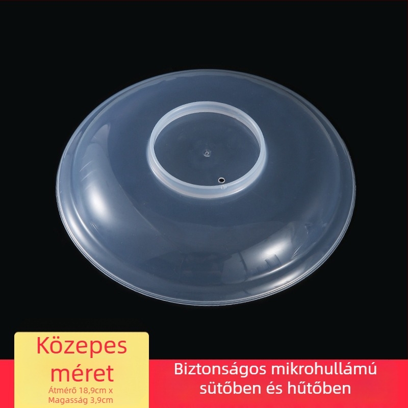 First Benefit műanyag ételminőségű fedél tálhoz — szigetelt, mikrosütőben használható, magas hőállóságú
