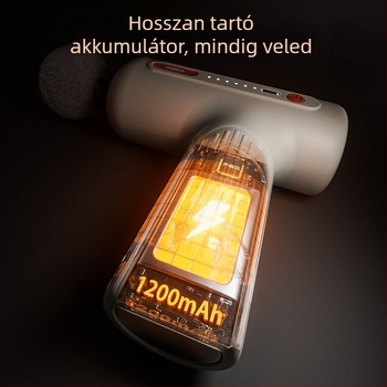 Mini hordozható fascia masszírozó, 4 fej, beépített 1200–2000 mAh akkumulátor, 3–6 óra működés, alacsony zaj 36–45 dB.