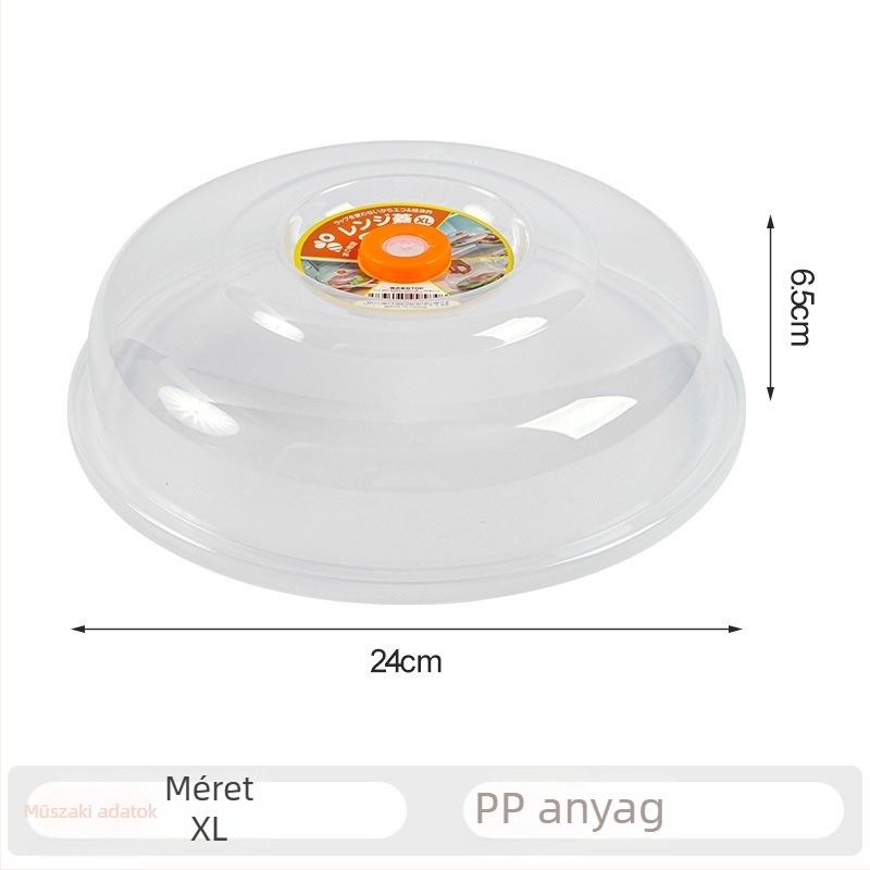 Story of Home Mikrohullámú fedő – zárható, olajfröccsenés elleni védelem, tálakra és gőzölésre, hűtőben tárolható; anyag: Egyéb; stílus: Modern egyszerű