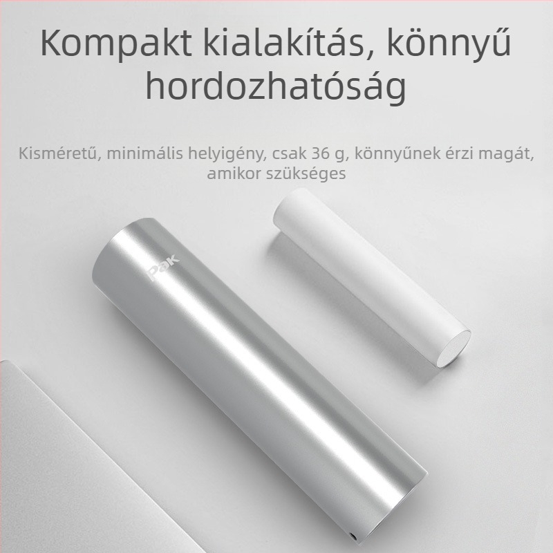 Hordozható LED elemlámpa, test alumíniumötvözet, tölthető, ultra vékony, túltöltés elleni védelem