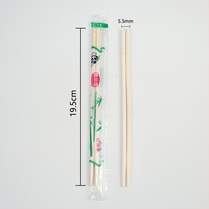 Egyszer használatos bambusz chopstick készlet leveskanállal – élelmiszer-biztonságos, négy darabos, mikrohullámú sütőben is használható