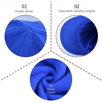 Vezetésre szánt arcmaszk, polar fleece anyag, karimás stílus, testreszabott feldolgozás, készen áll a határokon átívelő exporthoz