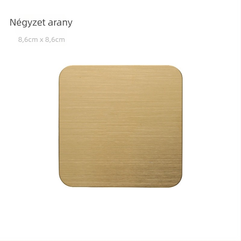 Köröm-művészeti paletta rozsdamentes acél keverőrudakkal a zselés körömlakk keveréséhez, 1 darab